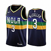 Men New Orleans Pelicans #3 C.J. McCollum 2022-23 City Edition Navy Jersey,baseball caps,new era cap wholesale,wholesale hats